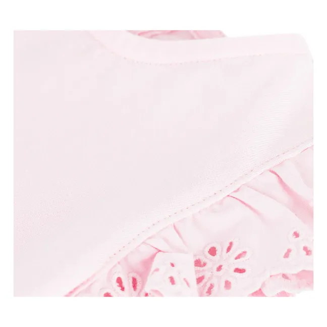 Camiseta Broderie Anglaise | Rosa