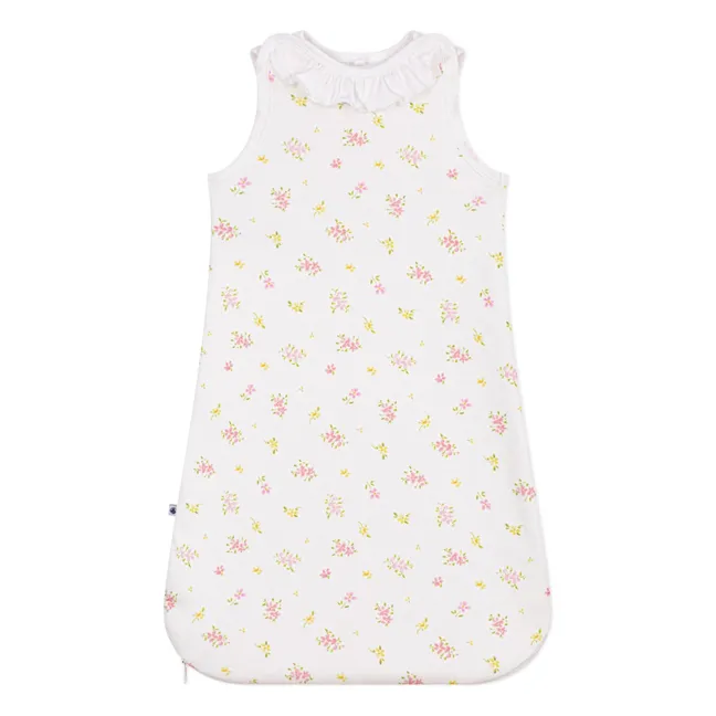 Saco de dormir de algodón orgánico Fleurie | Blanco