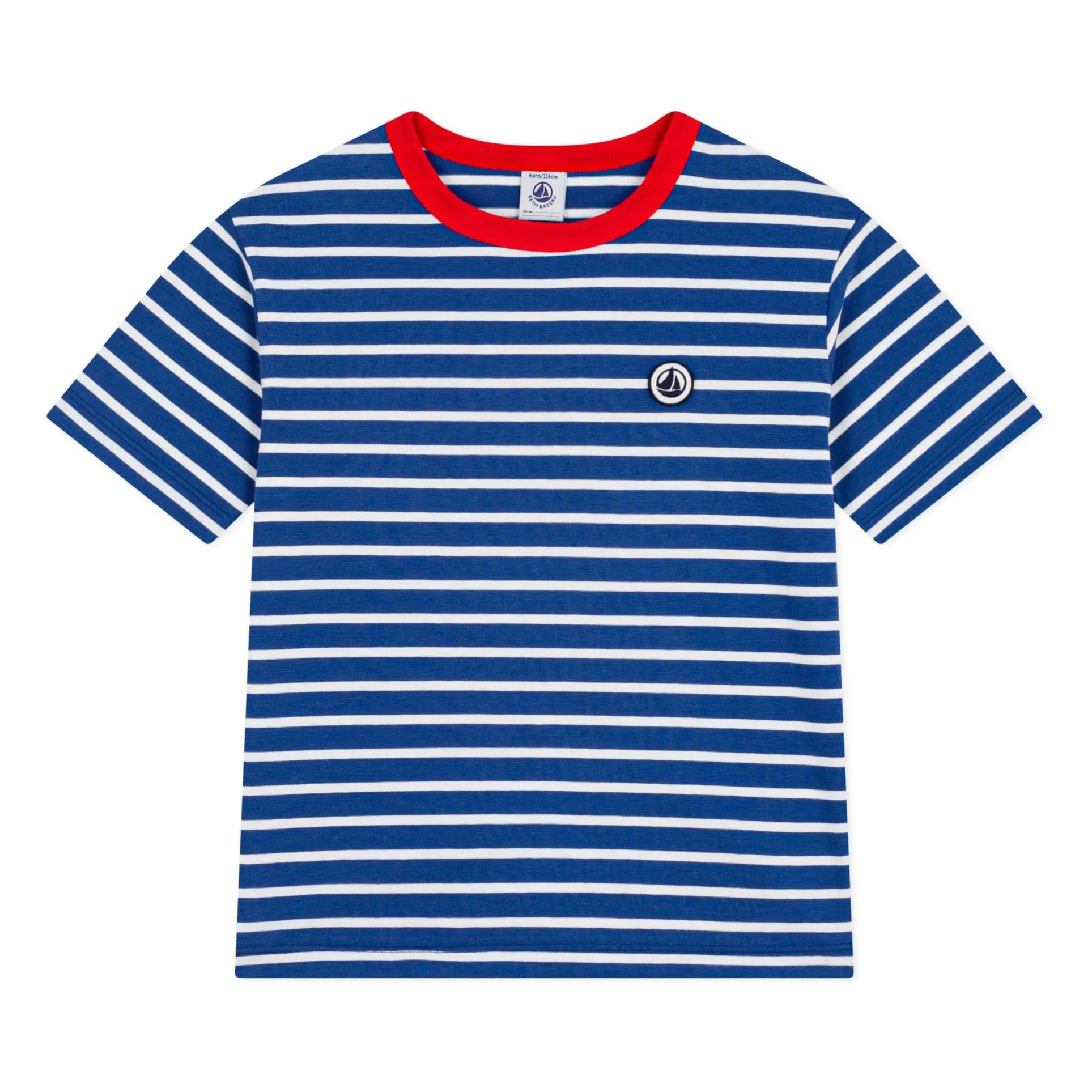 Petit Bateau Boys Blue Striped T-Shirt