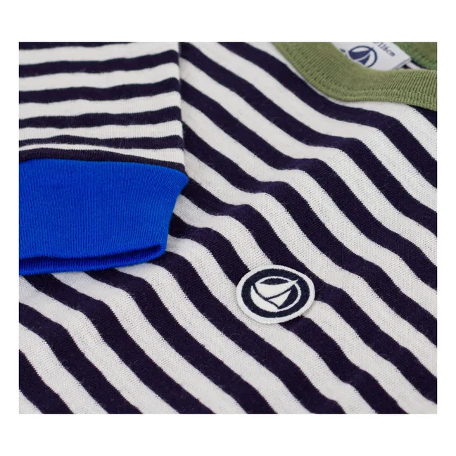 Camiseta de rayas | Azul