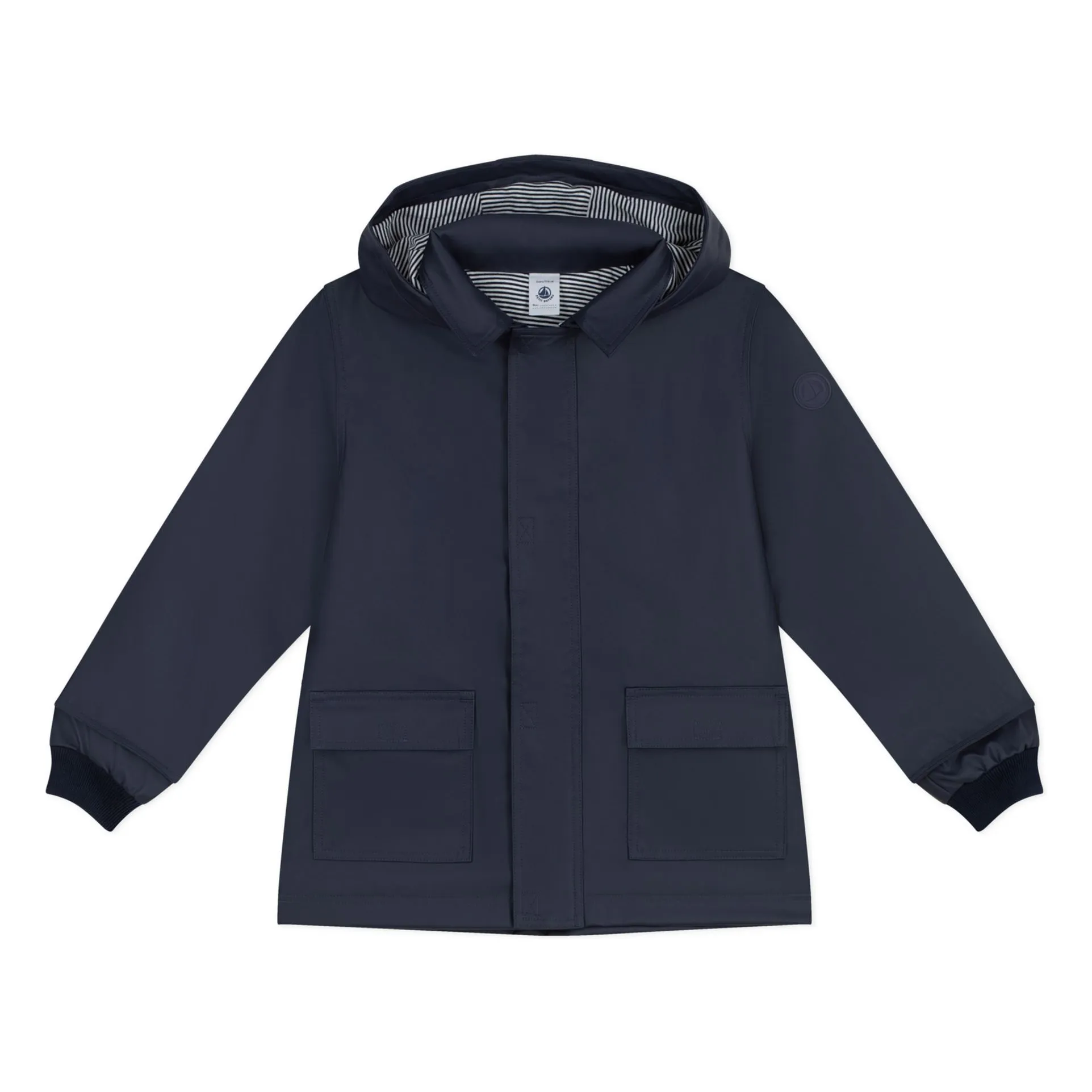 Petit Bateau Navy Blue Ciré Iconique Recycled Fiber