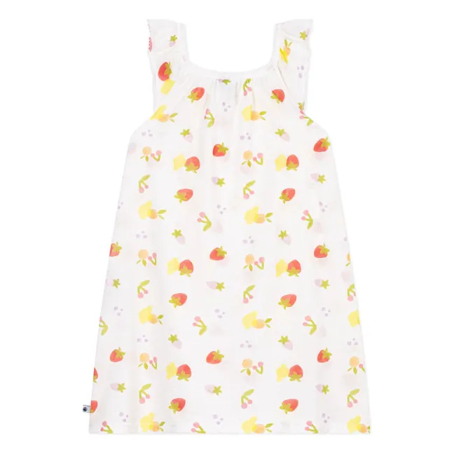 Chemise de Nuit Fruits | Ecru
