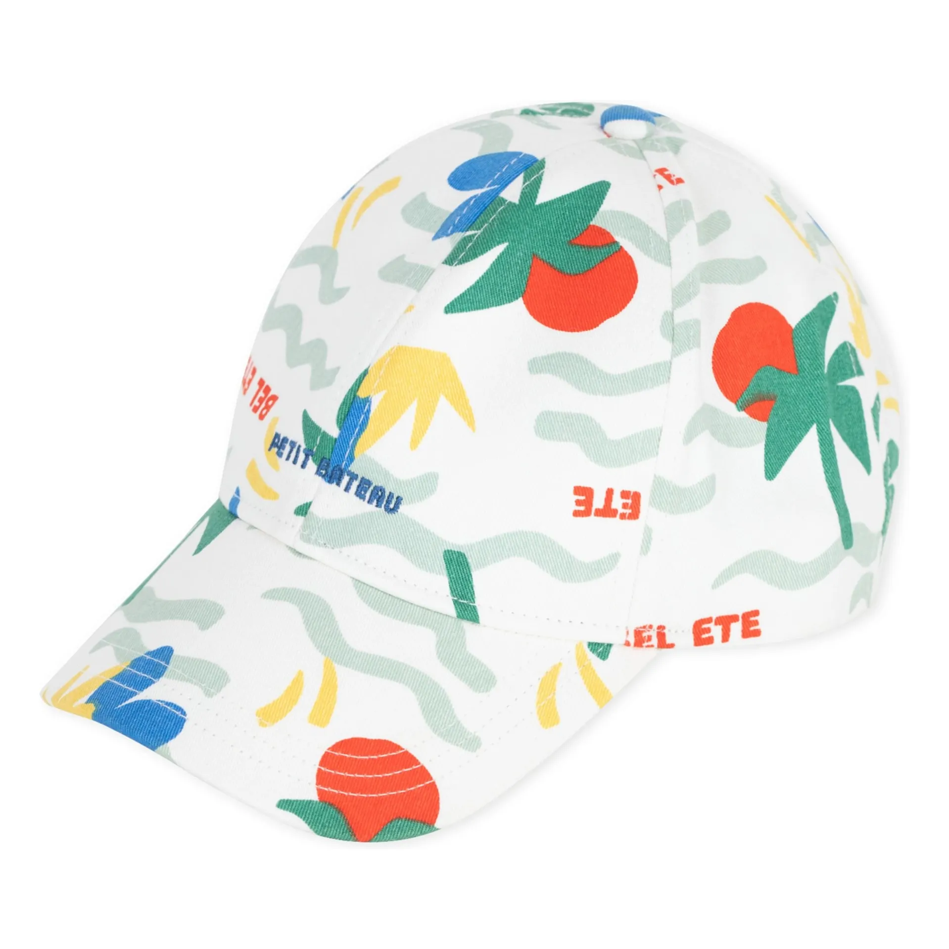 Petit Bateau Ecru Bel Eté Twill Cap