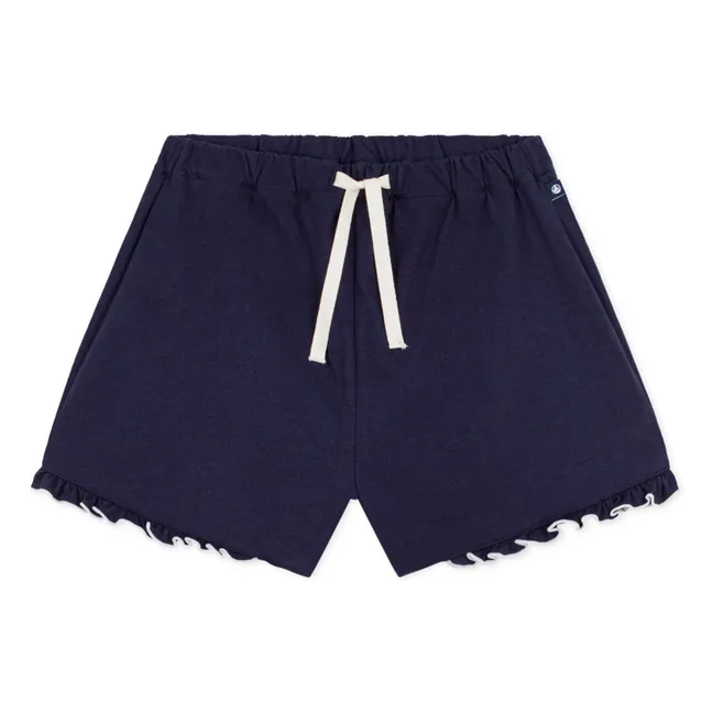Short Volants | Bleu nuit