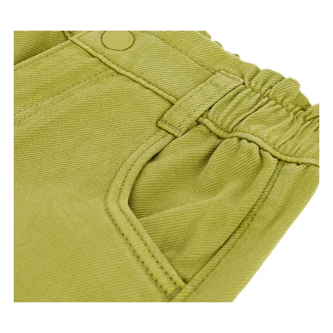 Pantalon Paperbag Sergé | Olive