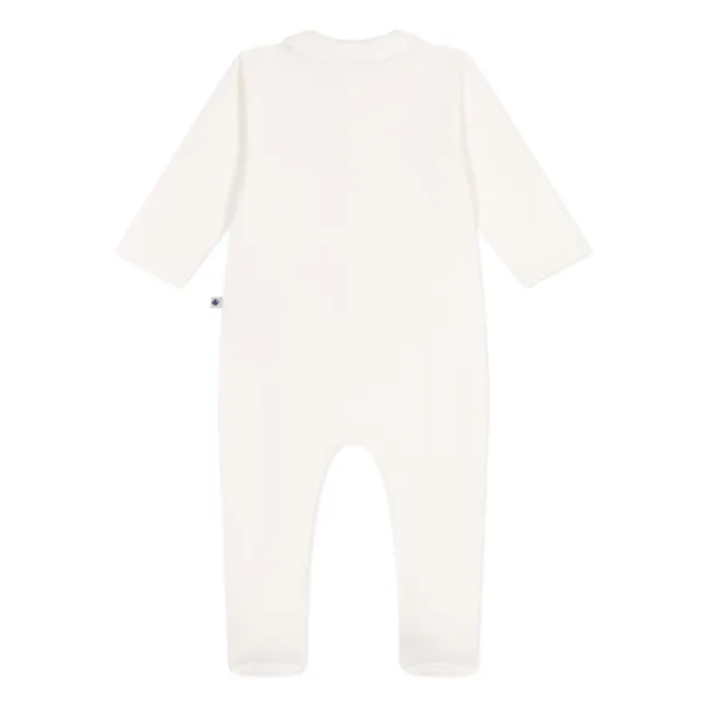 Pyjama Dors Bien Petit Amour Tubique Coton Bio | Blanc