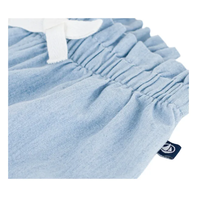 Pantalon Chambray | Bleu Clair