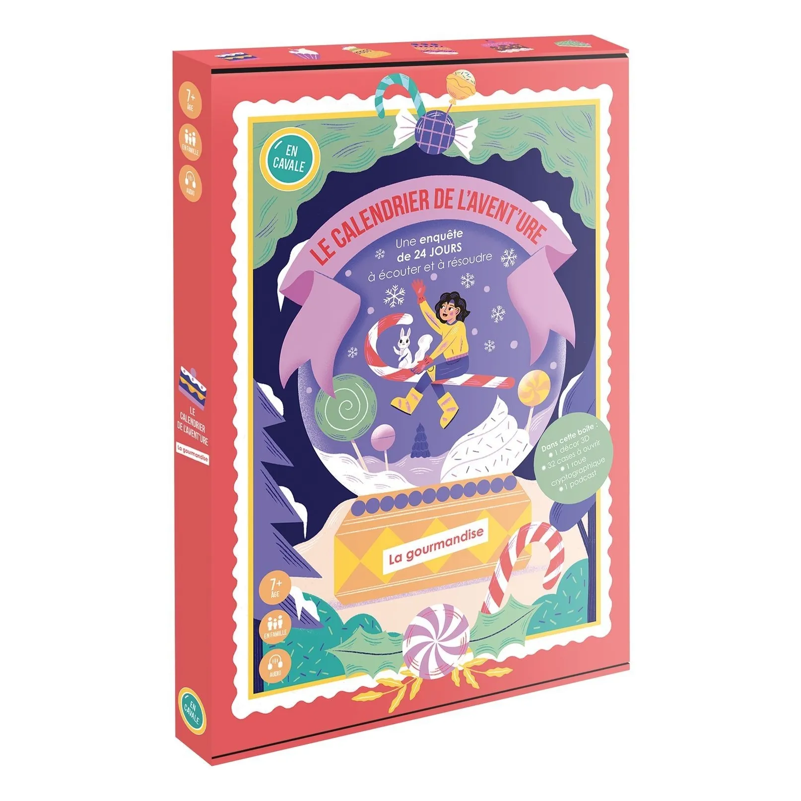 En Cavale Multicoloured Advent Calendar - Gourmandise