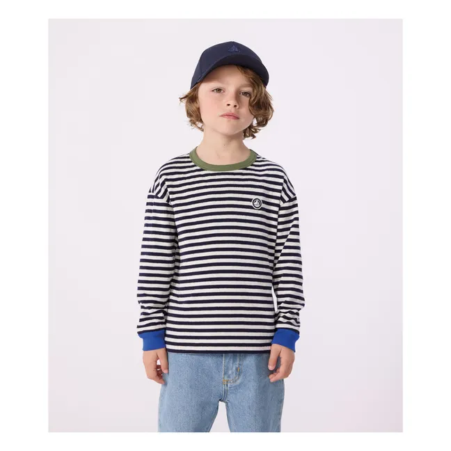 Camiseta de rayas | Azul