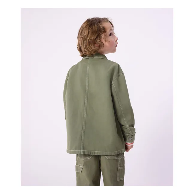 Veste Denim Coton Bio | Khaki