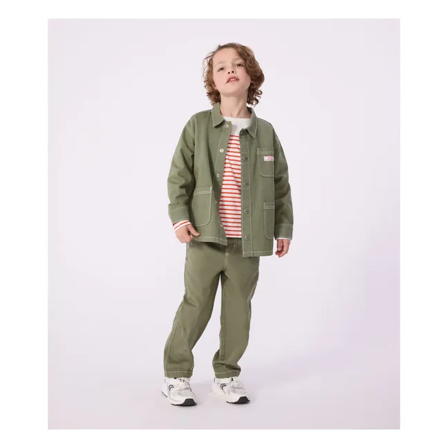 Veste Denim Coton Bio | Khaki