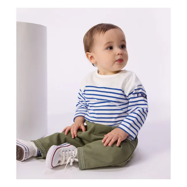 T-shirt Marinière  | Blanc