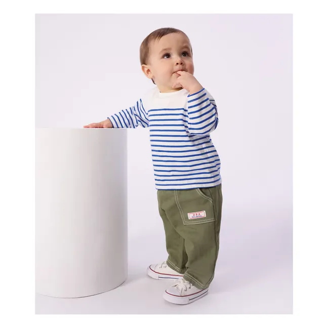 Camiseta Marinière  | Blanco