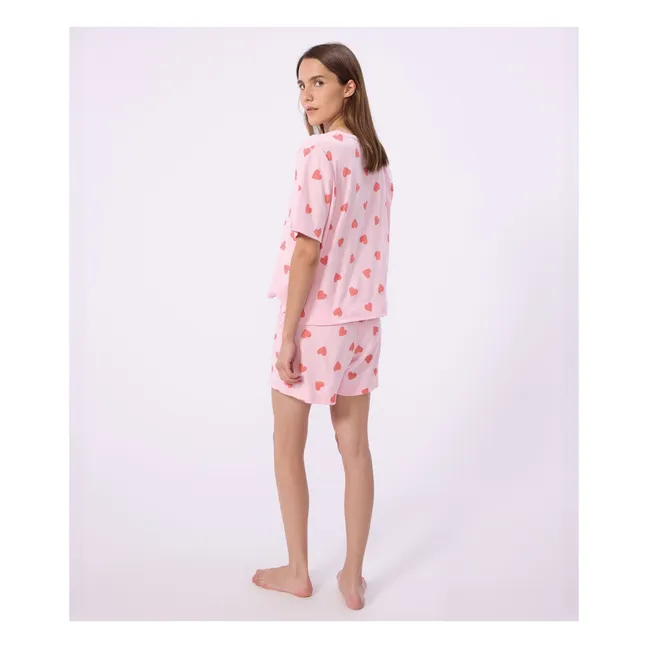 Pyjama Short Hearts | Pink
