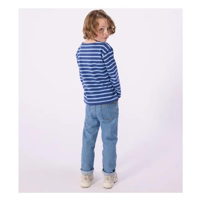 T-shirt Marinière crest | Blue