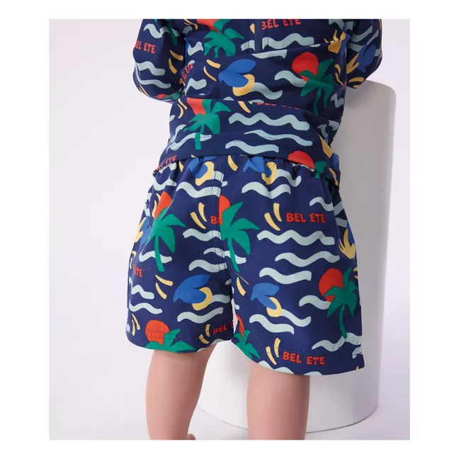 Short de Bain Bel Eté Fibres Recyclées Bébé | Bleu foncé