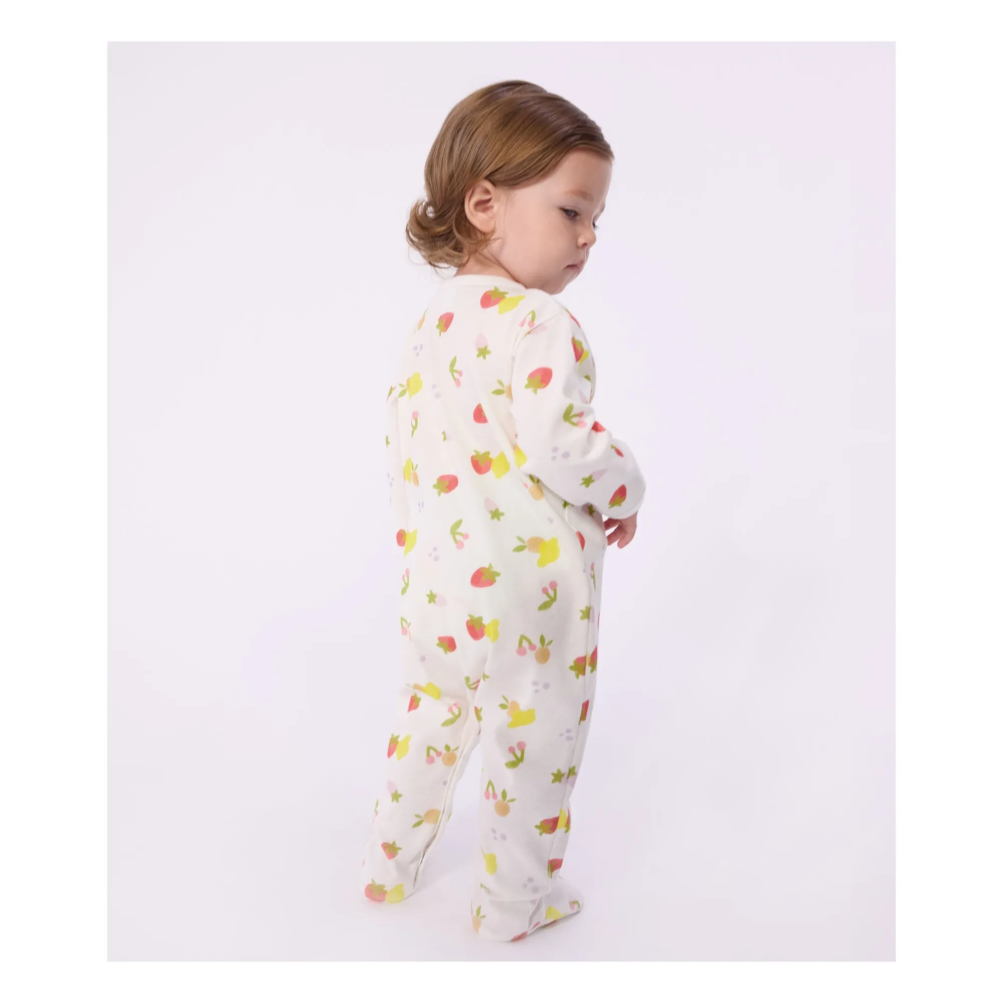Pyjama Dors Bien Fruits | Ecru- Image produit n°5