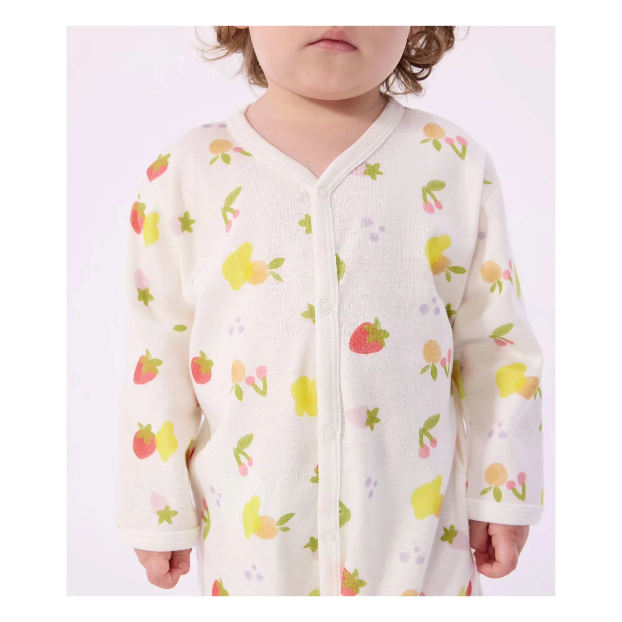 Pyjama Dors Bien Fruits | Ecru- Image produit n°2