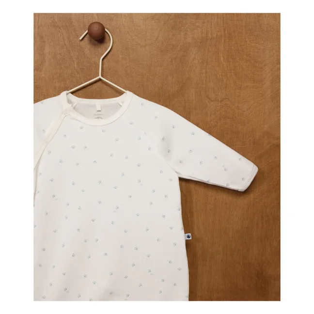 Pyjama Dors Bien Pattes Coton Bio | Blanc