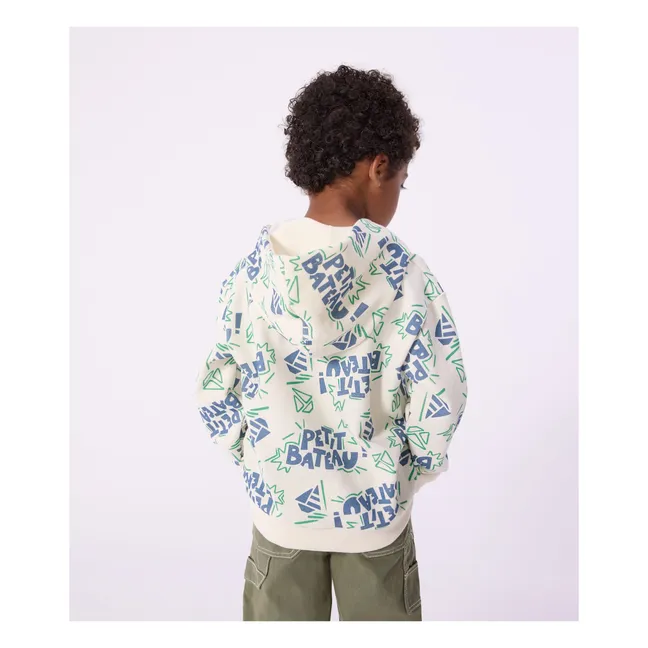 Sweat à Capuche Petit Bateau | Ecru