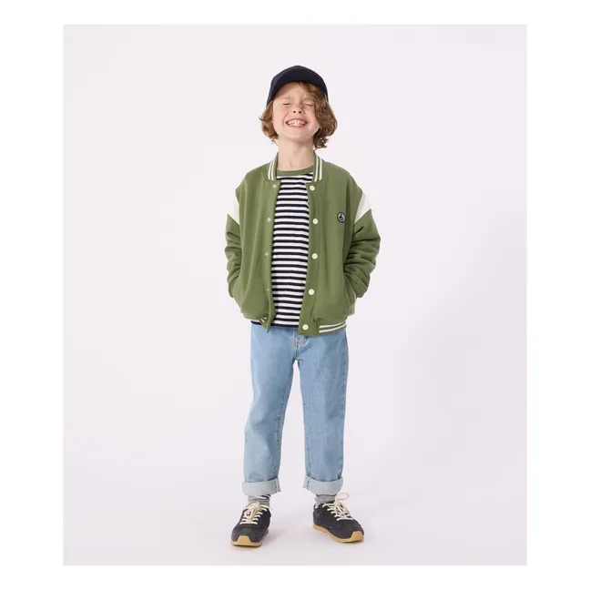 Veste Ample Teddy Molleton | Olive