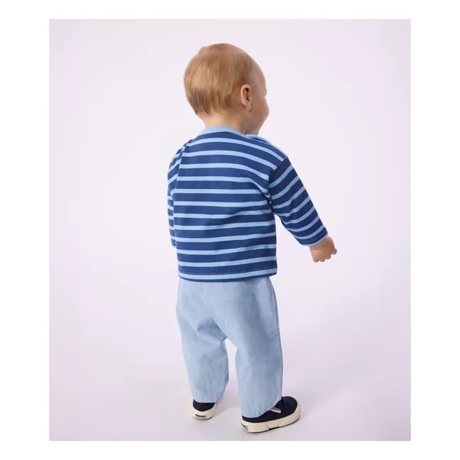 T-shirt Marinière Mouette | Bleu