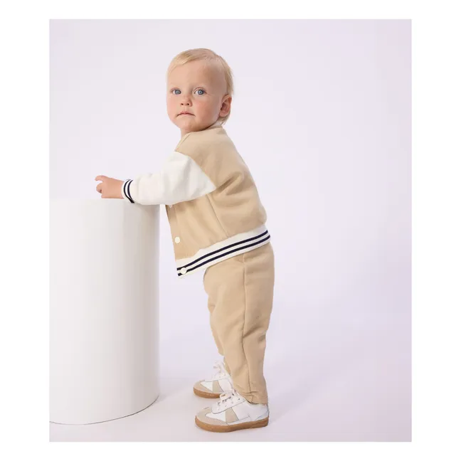 Veste Teddy Molleton | Beige