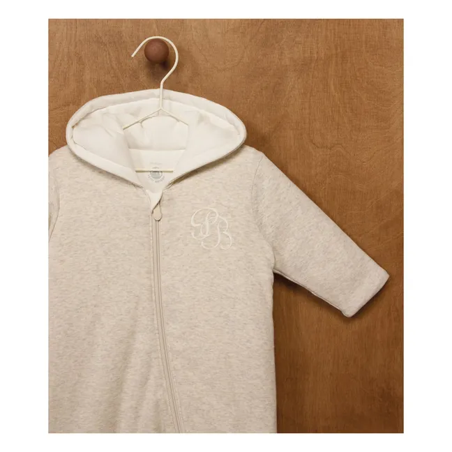 Pilote Coton Ouatiné Bio | Beige chiné