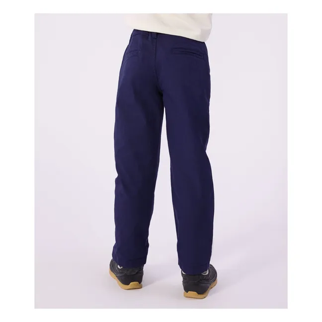 Pantalones chinos de sarga | Beige