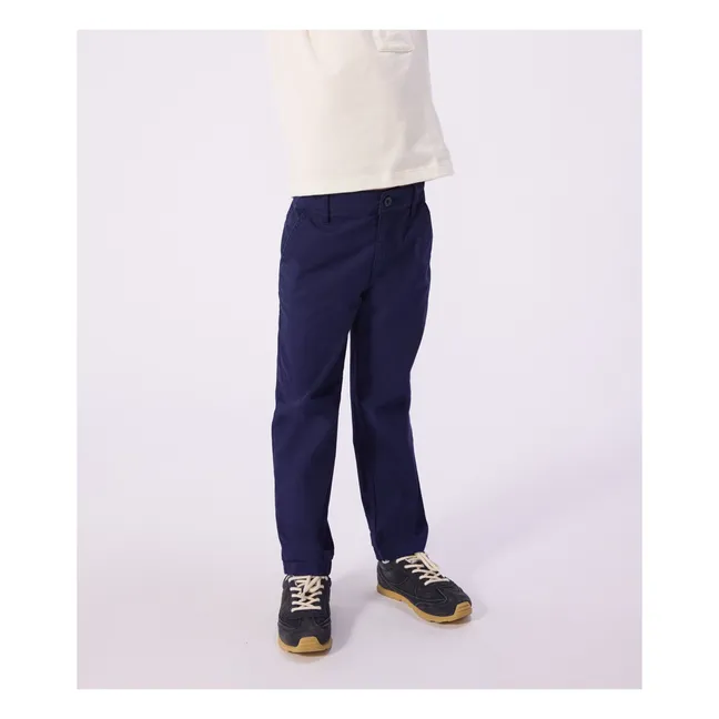 Pantalones chinos de sarga | Beige