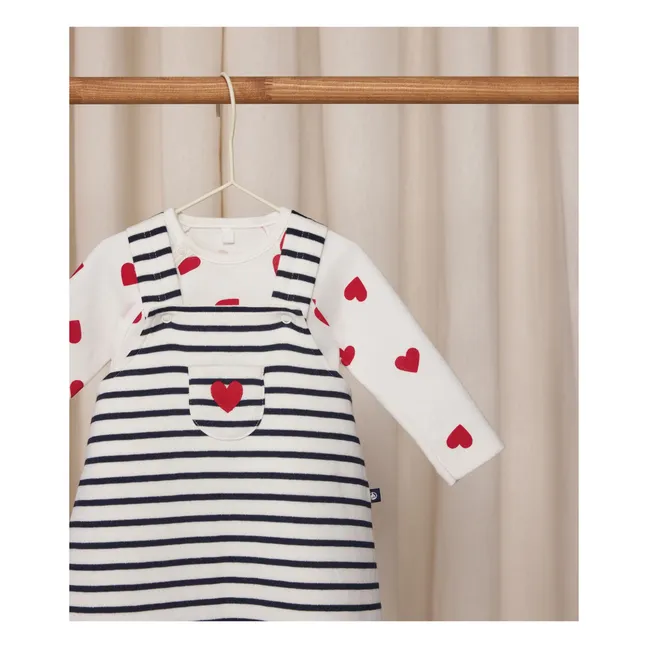 Body and overalls set | White