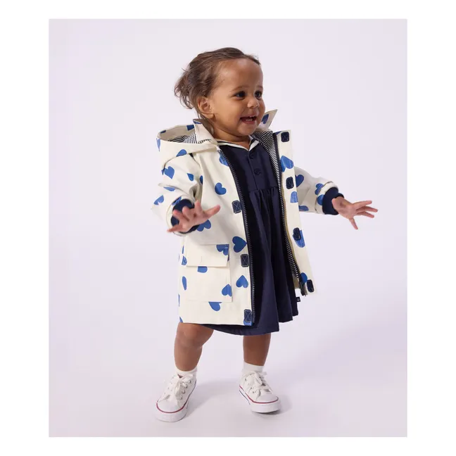 Ciré Iconique Cœurs Fibres Recyclées Bébé | Ivoire