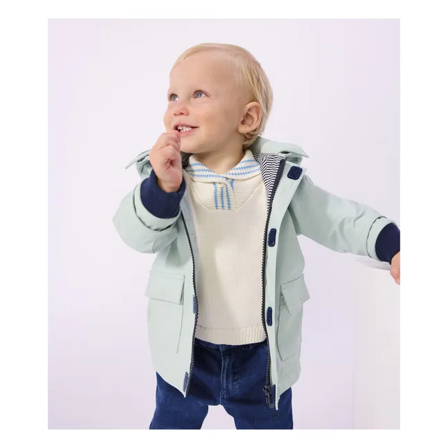 Ciré Iconique Fibres Recyclées Bébé | Vert d'eau