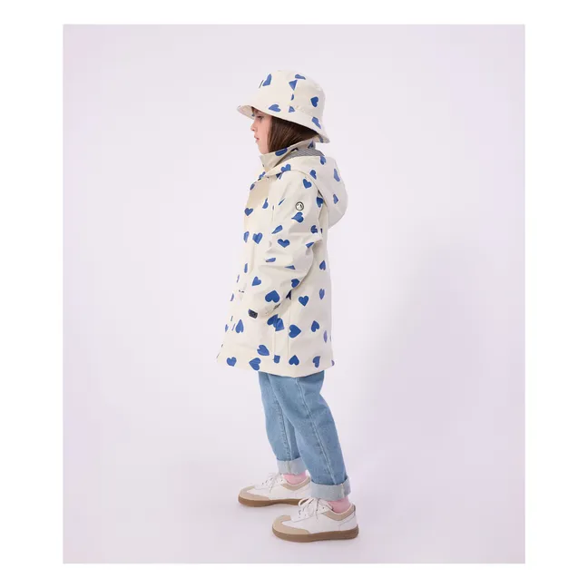 Iconic waxed hearts Recycled fibers | Ivory