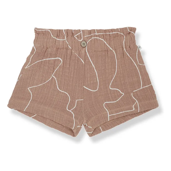 Short Graziella Fleuri | Abricot- Image produit n°0