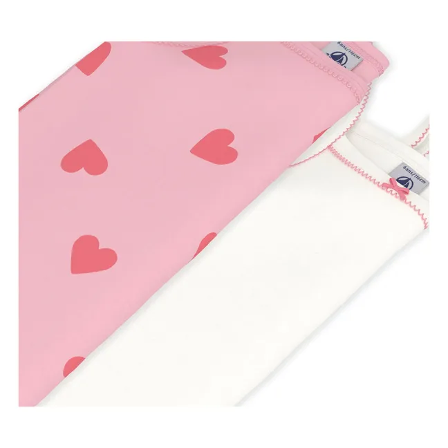 Camisetas de tirantes Batch 2 Heart | Rosa