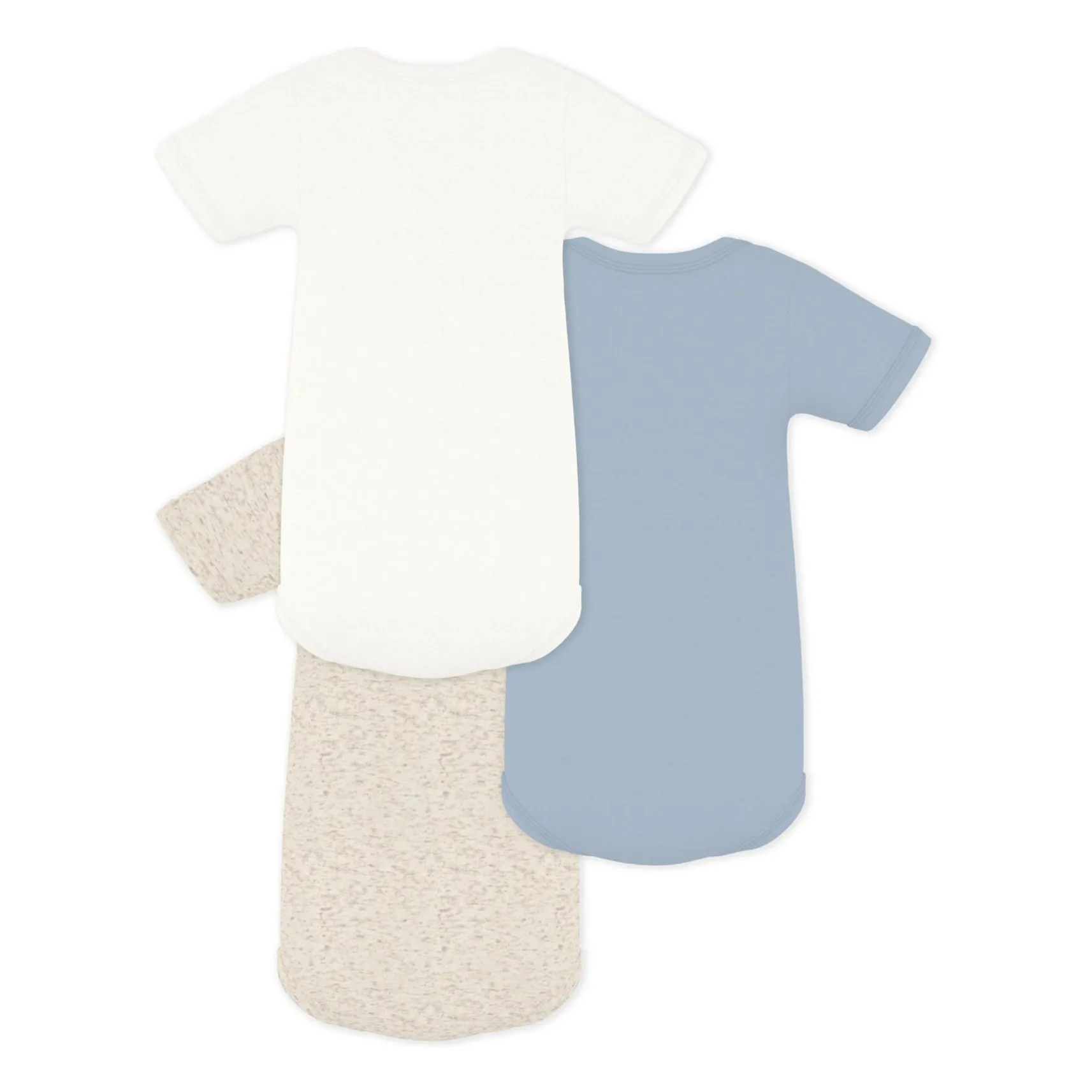 Lot 3 Bodies Unis | Bleu- Image produit n°2