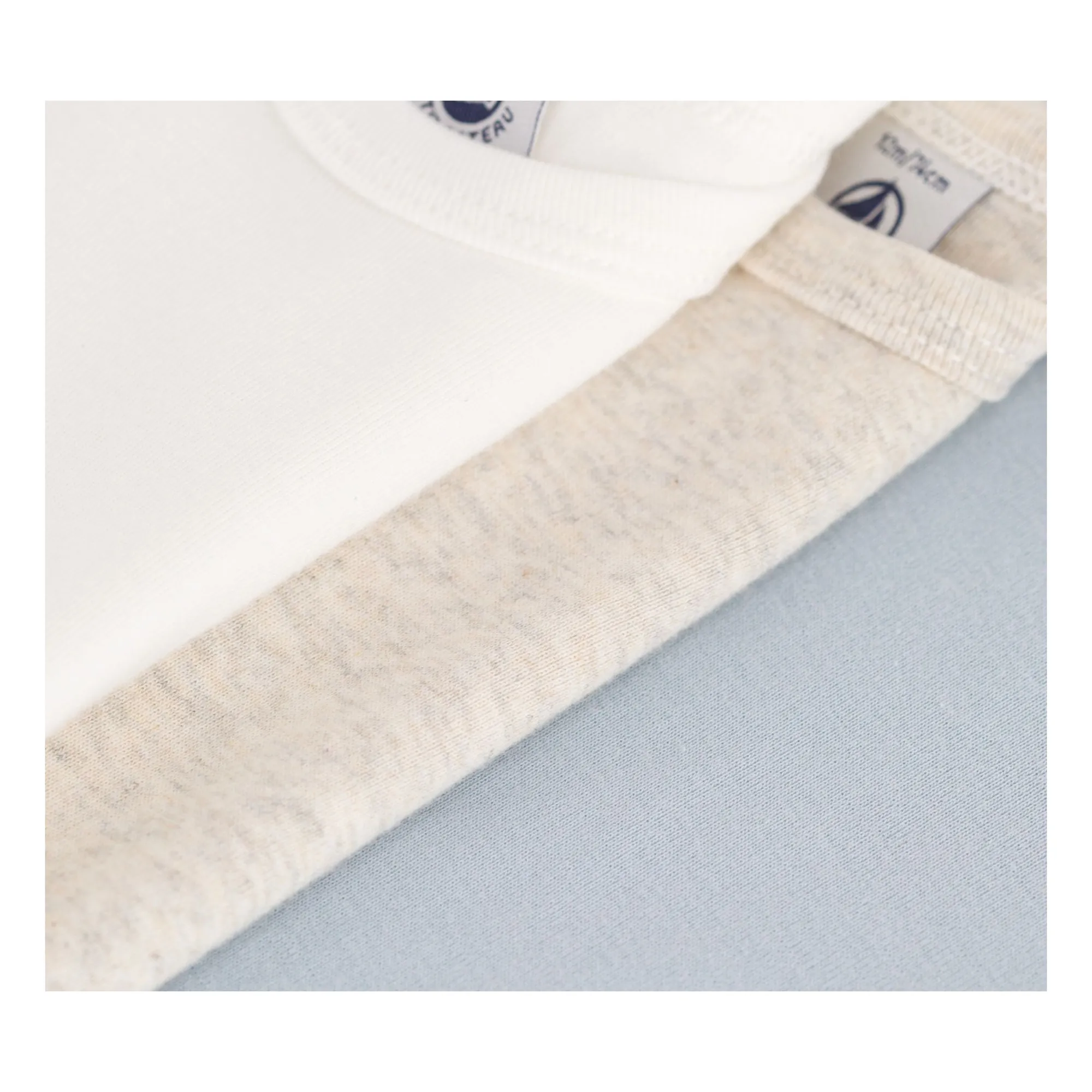 Lot 3 Bodies Unis | Bleu- Image produit n°1