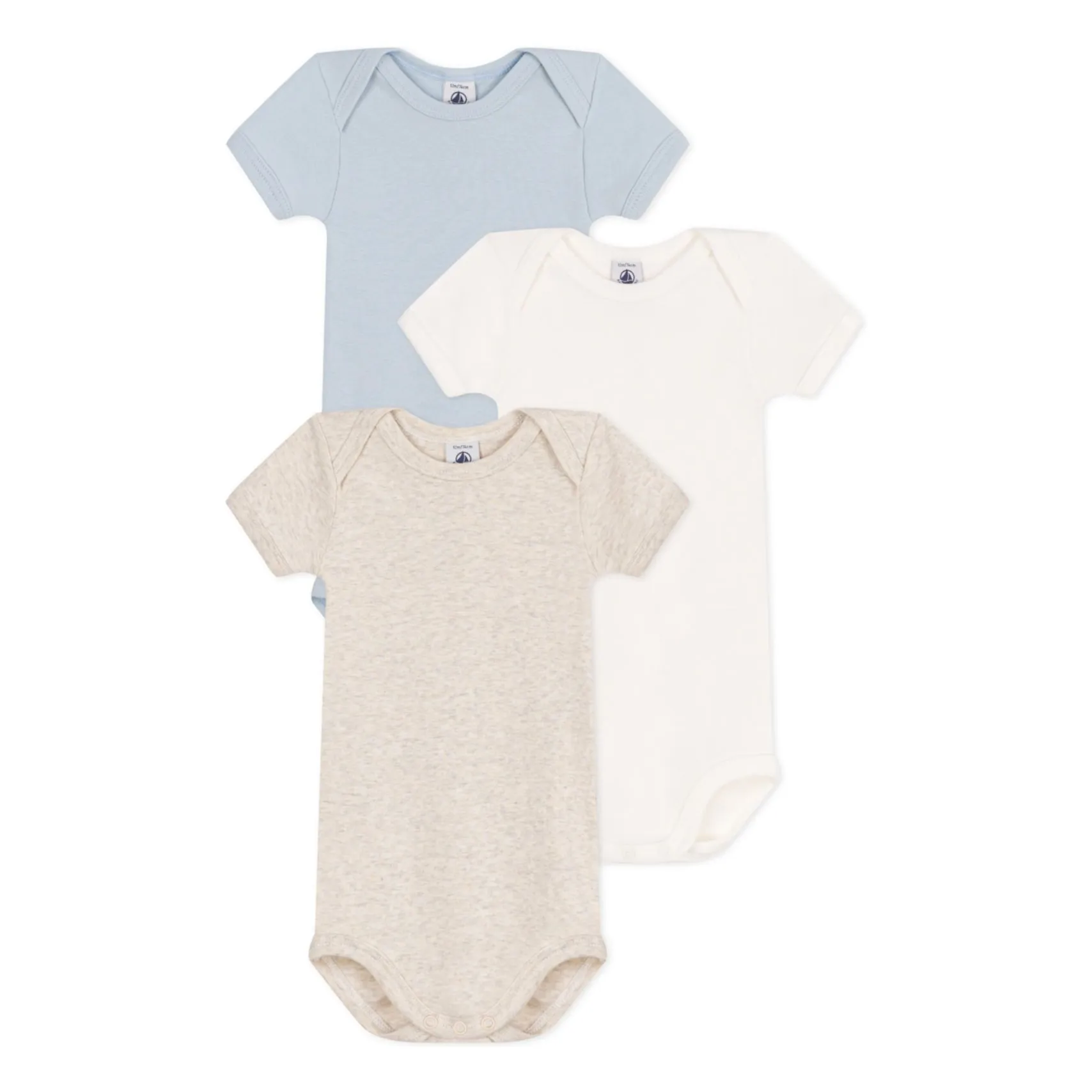 Lot 3 Bodies Unis | Bleu- Image produit n°0