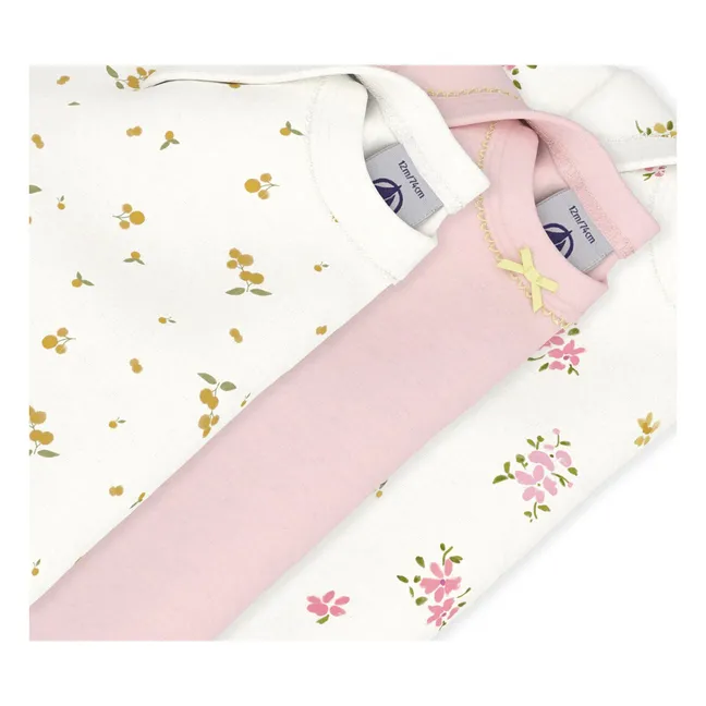 Lote 3 Cuerpos floridos | Blanco