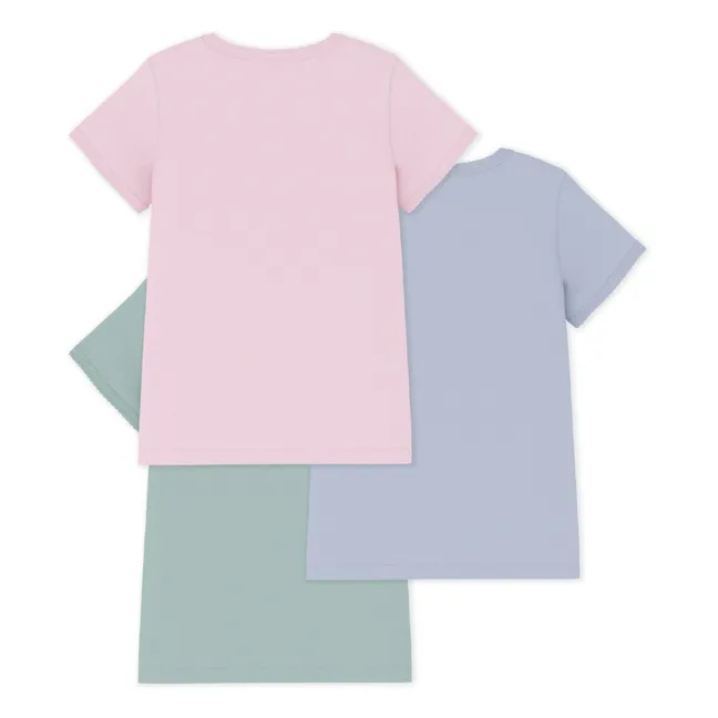 Lot 3 T-shirts Point Cocotte | Rose