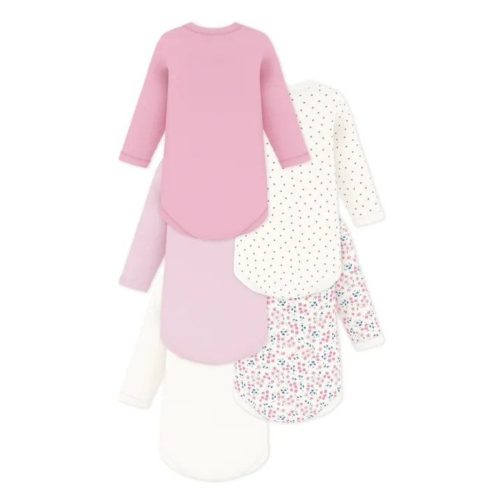 Set de 5 Cuerpos de Flores de Algodón Ecológico | Rosa- Imagen del producto n°2