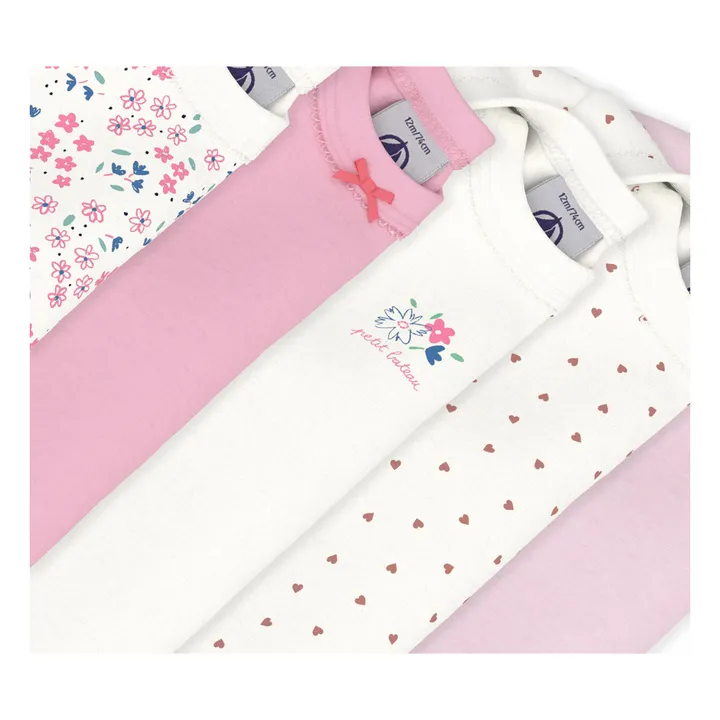 Set de 5 Cuerpos de Flores de Algodón Ecológico | Rosa- Imagen del producto n°1