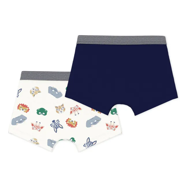 Lot 2 Boxers Masques | Bleu marine