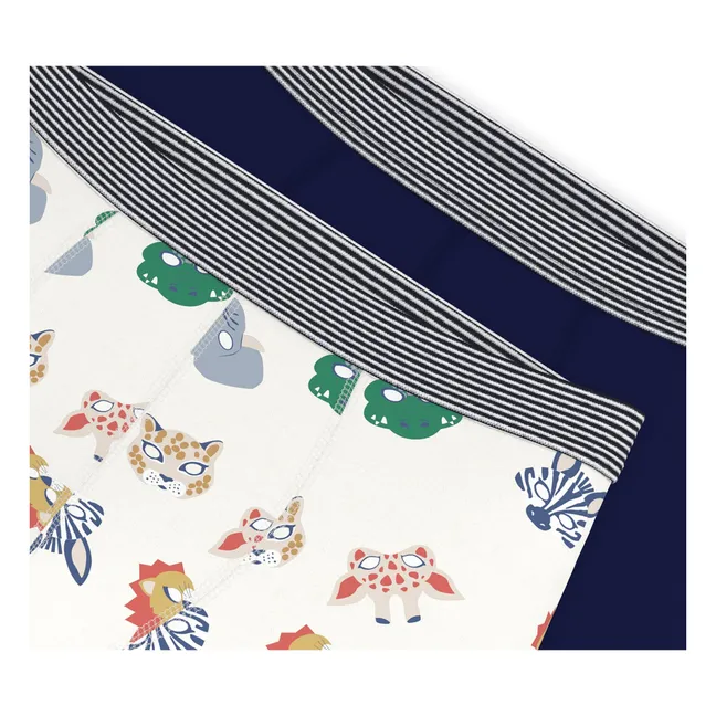 Lot 2 Boxers Masques | Bleu marine