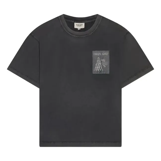 King T-shirt Organic cotton | Black