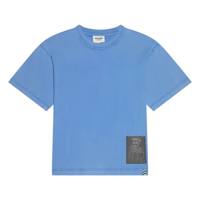 Camiseta King de algodón ecológico | Azul Rey