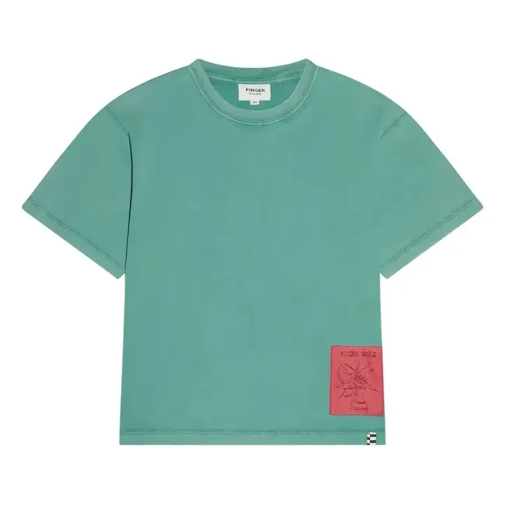 Finger In The Nose Green King T-Shirt Organic Cotton