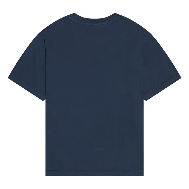 Camiseta Nils Algodón orgánico | Azul descolorido