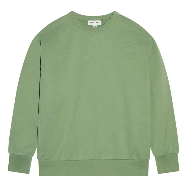 Arlo organic cotton sweatshirt | Khaki